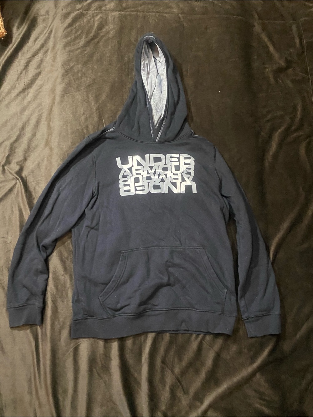 Under Armour Pullover Hoodie with White Logo